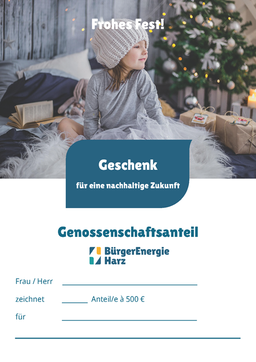 Geschenk Anteil 500
