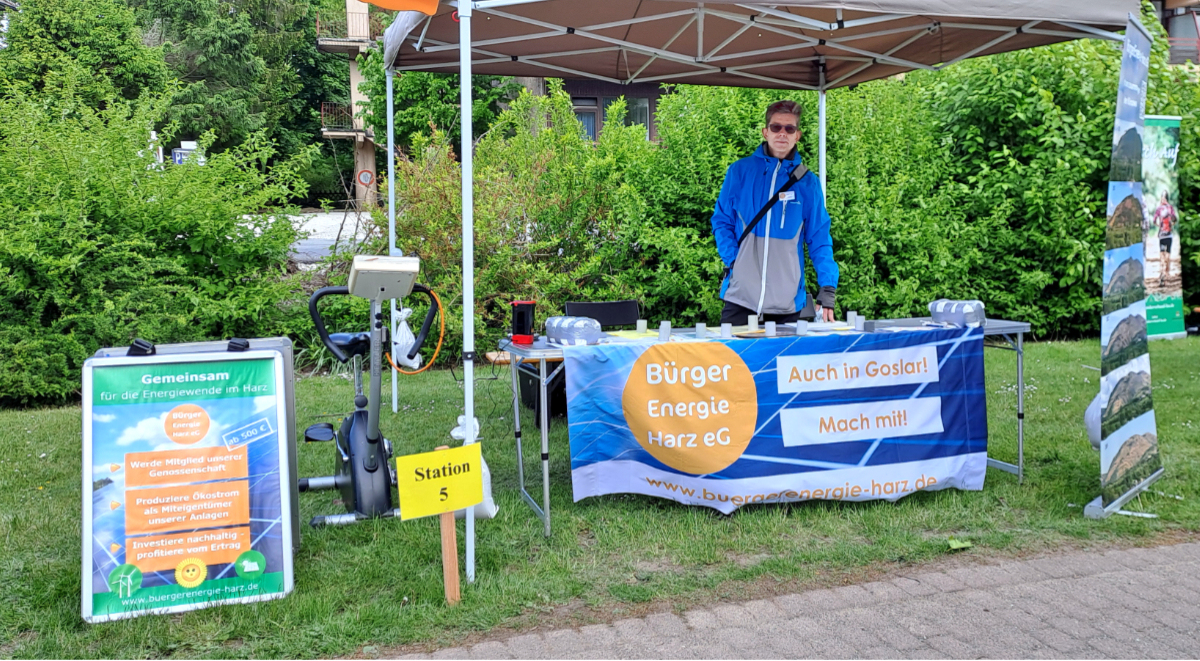 Der BEH-Stand ist aufgebaut.